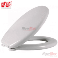 Tampa Vaso Assento Sanitario Almofadado Prime Cinza Herc 2389