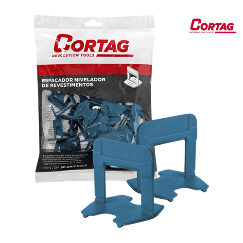 50-Espacadores-Niveladores-10mm-Cor-Azul-Modelo-Eco-Cortag-Azul-materail-de-construcao-araraquara Espaçador Eco 1,0 mm (Azul) Cortag- Pacote 50uni - Imagem 2