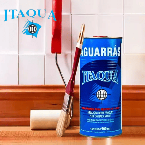 Aguarras-Agua-Raz-900ml-Itaqua-hipermaxloja-araraquara-loja-material-de-contrucao2 Agua Raz Original Itaqua 900Ml Litros Diluição De Tintas E Esmaltes - Imagem 3