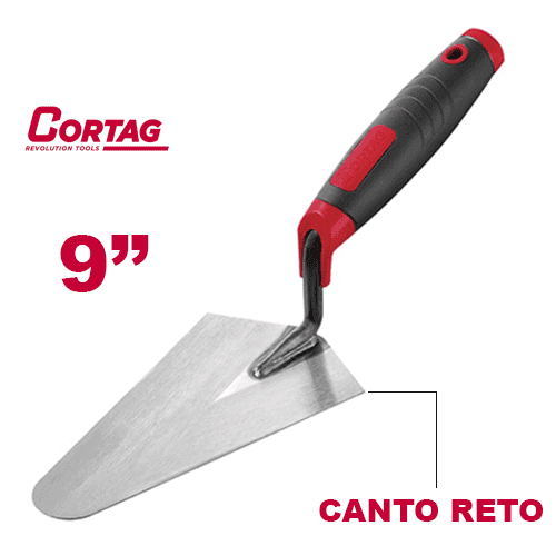 Colher-P-Pedreiro-Cabo-Plastico-Reta-09-Cortag-loja-material-de-construcao-Araraquara-hipermaxloja Colher De Pedreiro 09" Cabo Plástico Canto Reto Cortag