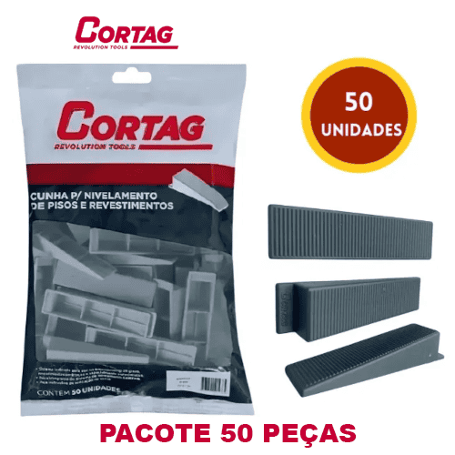 Cunha-Niveladora-De-Pisos-Cortag-Eco-61410-Pacote-50-Pecas-loja-material-de-construcao-Araraquara-hipermaxloja2 Cunha Niveladora De Pisos Cortag Eco 61410 Pacote 50 Peças - Imagem 3