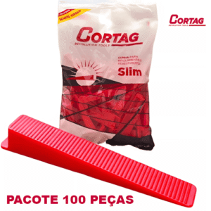 HiperMax Loja Araraquara Cunha Slim Niveladora Porcelanato 61538 Cortag Pacote 100 Peças