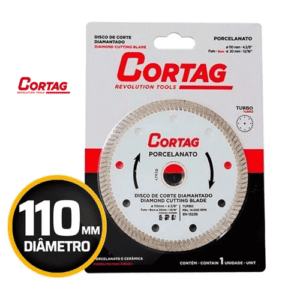 HiperMax Loja Araraquara Disco Diamantado Para Porcelanato 110mm x 20mm Cortag 60863