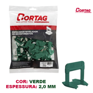 HiperMax Loja Araraquara Espaçador Eco 2,0 mm (Verde) Cortag- Pacote 50uni