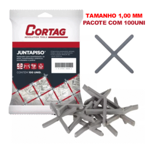 HiperMax Loja Araraquara Espacador Juntapiso 1,00MM Pacote com 100 uni Cortag