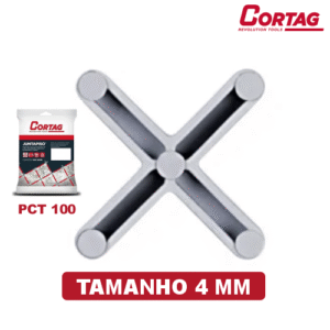 HiperMax Loja Araraquara Espacador Juntapiso 4,00MM Pacote com 100 uni Cortag