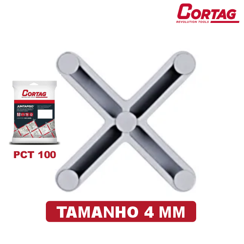 JUNTAPISO-4MM-100-PC-CORTAG-hipermaxloja-araraquara-material-de-construcao Espacador Juntapiso 4,00MM Pacote com 100 uni Cortag