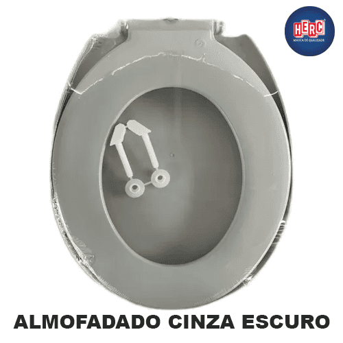 Tampa-Vaso-Assento-Sanitario-Almofadado-Prime-Cinza-Escuro-Herc-loja-material-de-construcao-Araraquara-hipermaxloja2 Tampa Vaso Assento Sanitario Almofadado Prime Cinza Escuro Herc 2388 - Imagem 2